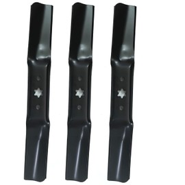MUMUTIPS 3PCS Lawn Mower Blades Fit for MTD CUB CADET TROY-BILT 742-05056 742-05056A 942-05056 942-05056A Zero Turn 54" Deck 742-05056 Medium Lift Blade Compatible with Cub Cad et RZT-L54 XT1 XT2