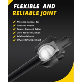 TOVASTY 2PCS Sway Bar Links Compatible with 2006 2007 2008 2009 2010 2011 2012 2013 2014 2015 2016-2018 Dodge Ram 1500,2019 2020 2021 2022 1500 Classic Front Stabilizer Bar Links