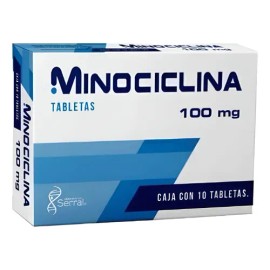 Minociclina Serral Caja 100 Mg Con 10 Tabletas