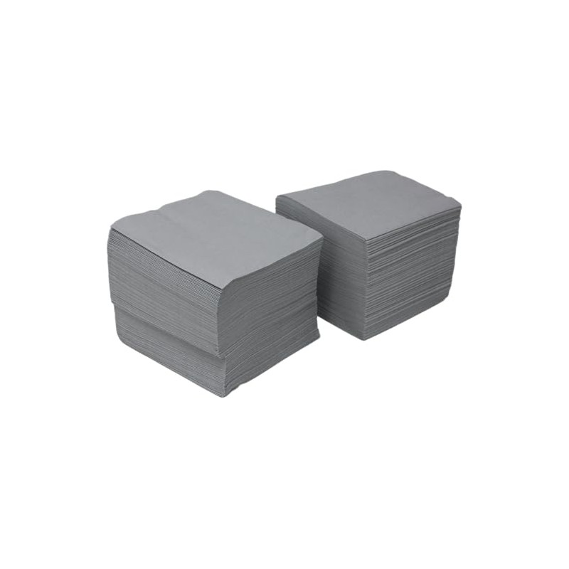 Silver Gray Beverage Cocktail Napkins | 2-Ply | 5" x