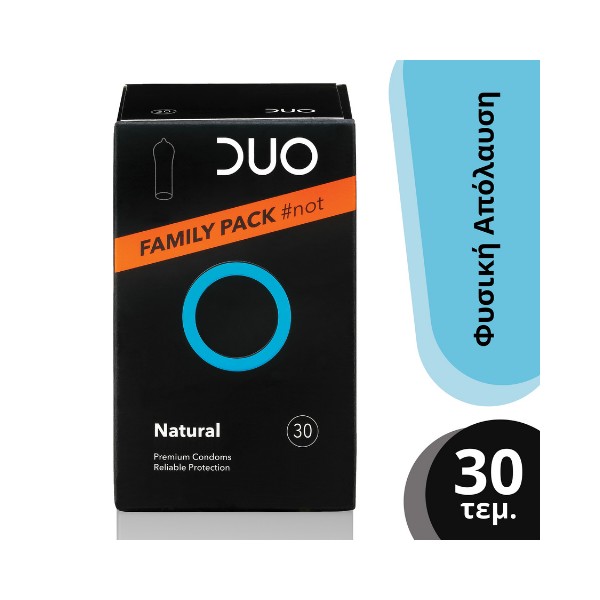 Duo Natural Family Pack Condoms 30 pcs