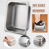 Nexboraque 4 Pcs Half Size Hotel Pan, 1/2 Size 2.5
