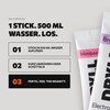 DRYLL Electrolyte Powder, 30 Sticks, Mixed Flavours (Raspberry, Watermelon, Peach,