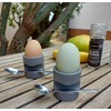 QMBasic Set of 2 Egg Cups | Grey Modern Concrete