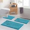 Teal Blue Bathroom Rugs Bath Mats for Bathroom Chenillen Bath