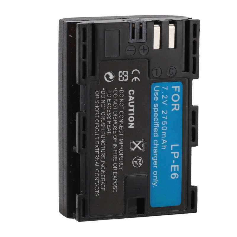 2pcs Camera Battery 2750mAh 7.2V for LP E6 E6N R5