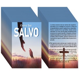 Noveread 200 Pcs Spanish Gospel Tract Card Salvation Cards Pocket Holy Postcards Prayer Postcards Christian Inspirational Bible Verses for Christian Gifts Women Men ()