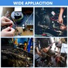 100 PCS Non Insulated Butt Connectors Kit, BN2 AGW16-14 Butt
