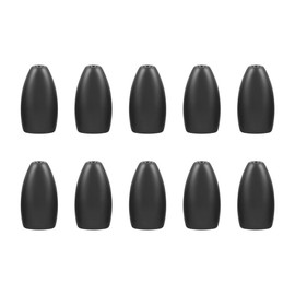 Angelgewichte, 10 Stück Bullet Angelgewichte Sinkers Kit, Wurm Gewichte aus Wolframstahl mit Glatter Innenbohrung zum Bassangeln