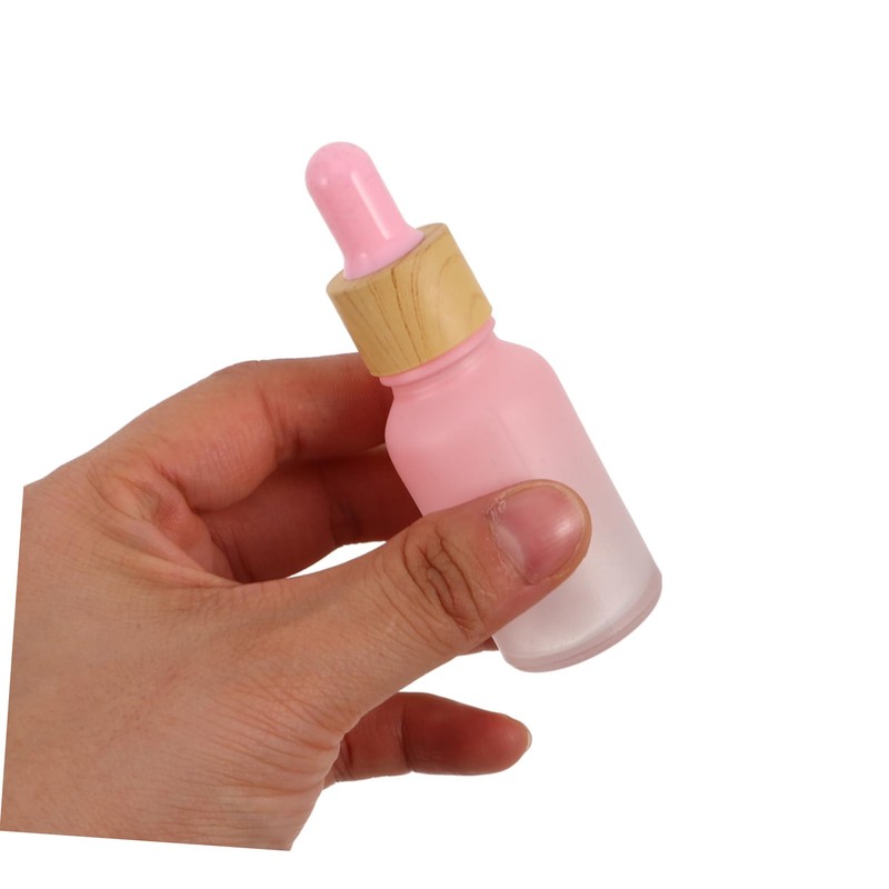 BIUDECO 15ml Gradated Frosted Dropper Essential Oil Bottle Sampling Size