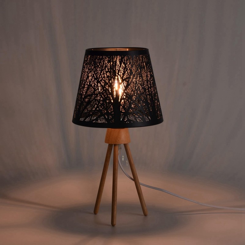 Caoruiy Small Lamp Shade,Barrel Metal Lampshade with Pattern of for