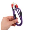 Abaodam RCA Stereo Audio Cable Shielded Connection for Car and