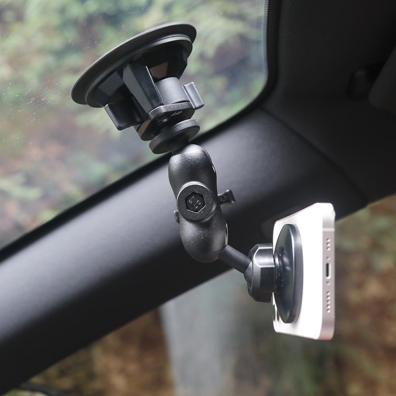 Rigdance Heavy Duty 20mm Ball Mount Suction Cup, Windshield Suction