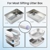 TIUUBT Sifting Litter Box Liners 40.9"x17.7" – 28 Count (4