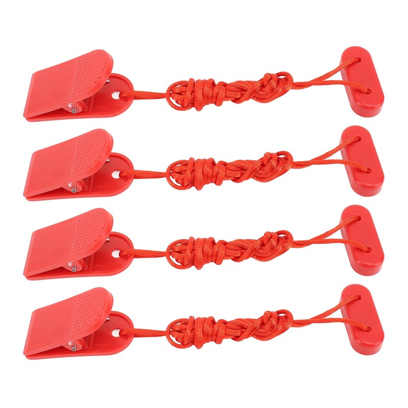 4Pcs Treadmill Universal Safety Key Easy to Use Treadmill Security
