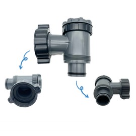 Hnemix Replaces On Off Plunger Valve Only Swimming Pool Filter Pump,Replacement Plunger Valve Connection Pool Pump 38 Compatible