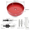 Hordion 180mm 7.1 inch Hole Saw with Drill Bits &