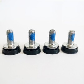 DONSP1986 4pcs 8mm Hex Crank Arm Fixing Bolt Screw with Caps for Bicycle Bike Square Hole Crankset Bottom Bracket