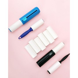 3 inch Mini Lint Roller Refills Compatible with Scotch Brite PetLovers Evercare Mini Lint Rollers Travel Size Extra Sticky 40 Sheets Per Refill 6 Pack 240 Sheets Total