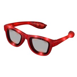 FlashingBlinkyLights Red Cool Shades Light Up LED Party Sunglasses
