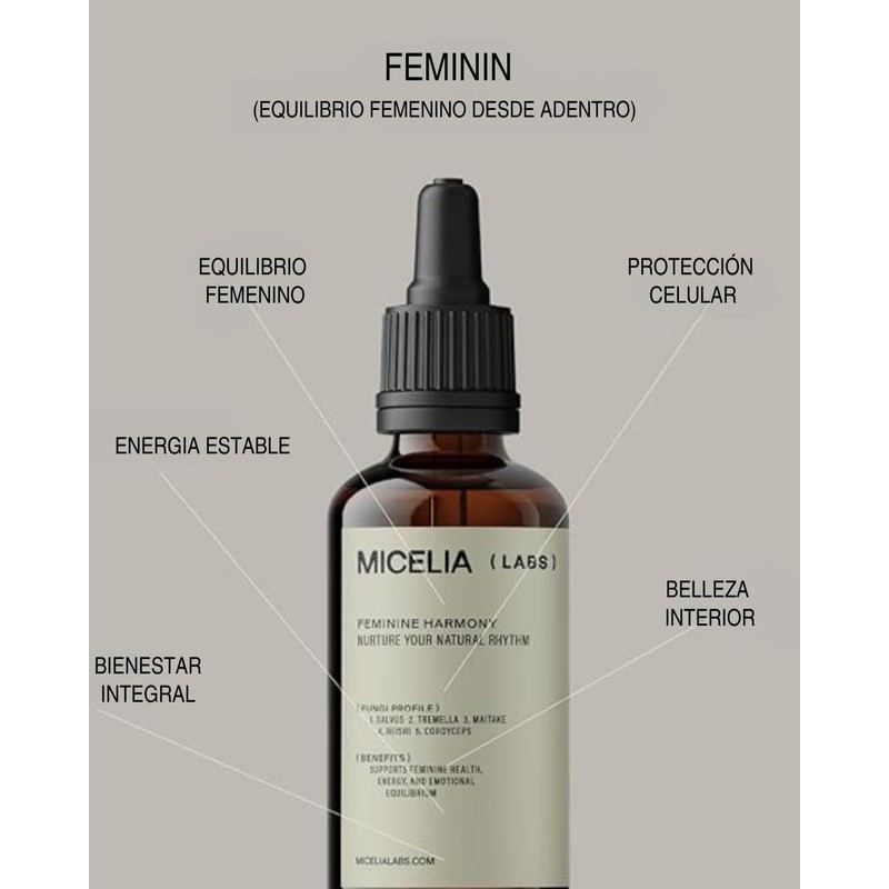 Feminine Harmony Micelia Labs Equilibrio femenino y bienestar integral Salvus