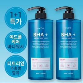 Abka [1+ 1]Abca Bach Tea Tree Acne Care Body Wash 800ml / [1+ 1]아브카 바하 티트리 아크네케어 바디워시 800ml