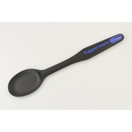 TUPPERWARE Cooking Spoon Mixing Spoon Ready to Use Black Blue 10127