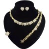 Unbranded HUGS &KISSES Xo Set 18k Layered Real Gold Filled