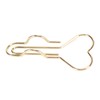 50pcs Heart Pen Clips Plated Metal Pen Holder Clips Small