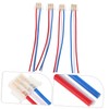 BUGUUYO 4pcs Motorcycle Switch Button Connector for Horn Headlight Turn