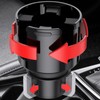 2 in 1 Car Cup Holder with Adjustable Base Shockproof