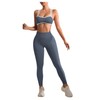 RoseSeek Women's 2 Piece Workout Tracksuits Set Crisscross Strappy Sports