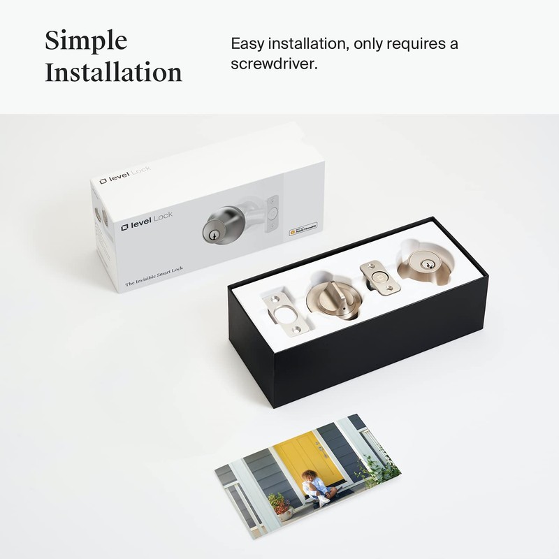 Level Lock Smart Lock - Previous Model - Satin Nickel