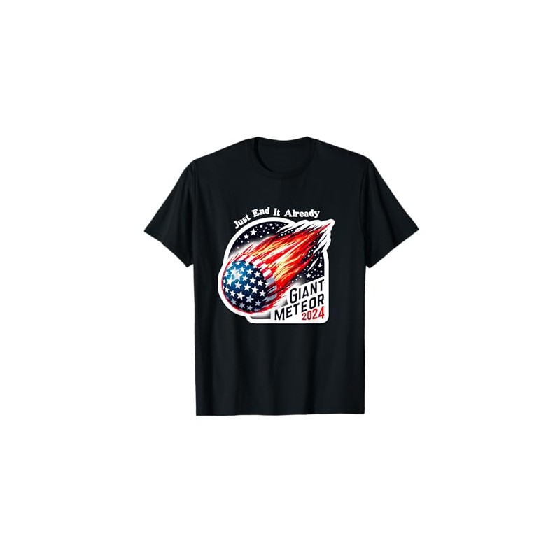 Funny 2024 Election Giant Meteor Candidate Independent T-Shirt