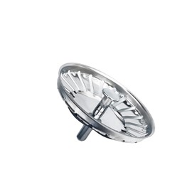 Qrity Stainless Steel Kitchen Sink Strainer, 84mm Diameter, Rod Length 33mm, Easy Clean & Quick Drain