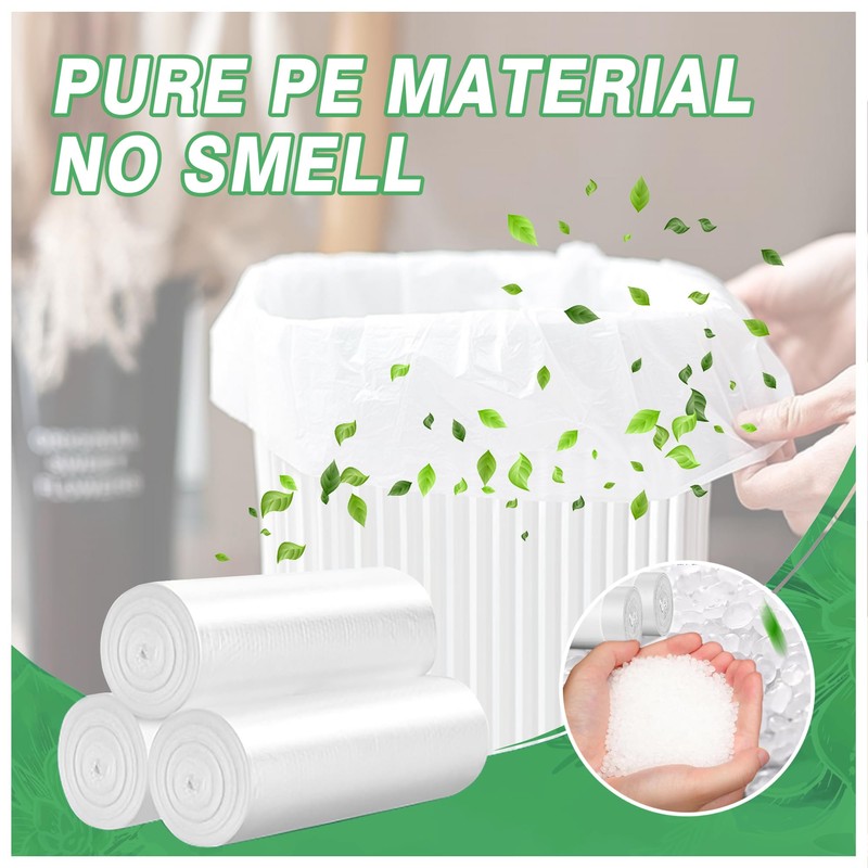 108 Count Small Trash Bags, 2.6 Gallon Mini Garbage Can