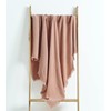 CREVENT Farmhouse Waffle Knit Throw Blanket for Couch Sofa Chair