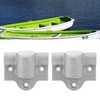 Marine Round Gunwale Aluminum Oar Lock Socket, 2Pcs, 14MM, Jon
