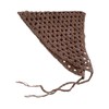 perfeclan Frauen Häkeln Bandana Head Kerchief vielseitige Haarzubehör Mode für
