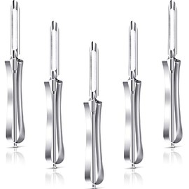 5 Pieces Stainless Steel Peeler Kitchen Vegetable Peeler Fruit Vegetable Peeler for Home Kitchen Carrots Potatoes Peeling Tools