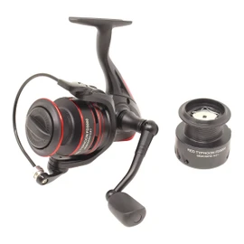 Silstar - PREMIUM QUALITY Fishing Reel Series RED TYPHOON FD3000 (SIZE 30) 9 Ball Bearing Technology. Aluminium Spool plus spare Graphite Spool. Spinning Freshwater and Marine