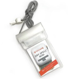 Tech Candy Dry Spell Water Defender Bag, Frosted Multicolor - Waterproof Protective Pouch, Smartphones & Valuables, Transparent Touchscreen-Compatible, IPX8 Certified, Lanyard & Secure Lock, Dry Bag