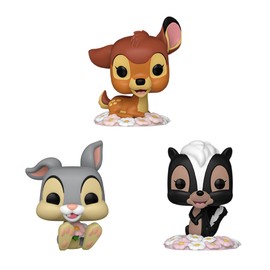 Funko Pop! Bambi Set of 3 Bambi, Thumper and Flower