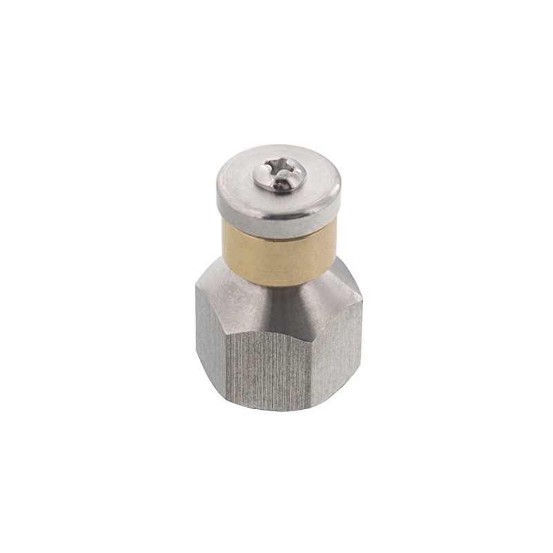 Erie Tools Rotating 3/8-inch Drain Cleaning Nozzle 12.0 Orifice 4000