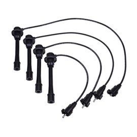 IEQFUE Set of 4 Wires Spark Plug Wire Set 90919-22387 9091922387 Compatible with Toyota Tacoma 4Runner T100 L4 2.4L 2.7L