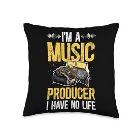 I'm A Music Producer Beat Maker Music Production Producer Throw Pillow