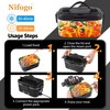 Nifogo Electric Lunch Box for Adults 100W with Temperature Display