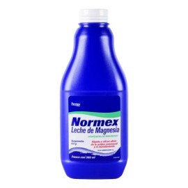 Leche De Magnesia Normex Suspensión, 1 Frasco 360 Ml                                                                                                  