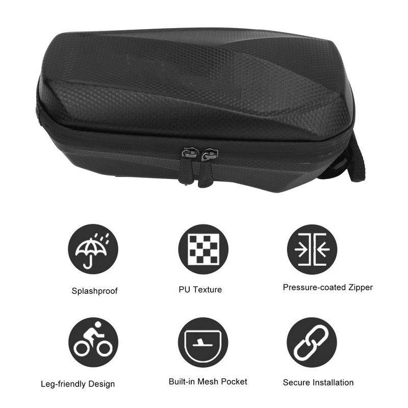 Universal Electric Scooter Bag EVA Handlebar Waterproof Front Bag for