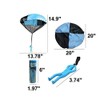 Toys+ Skydiver Parachute Men 3 Piece Set- Tangle Free with